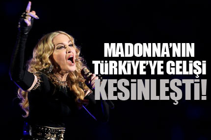 Madonna'n�n �stanbul konseri kesinle�ti