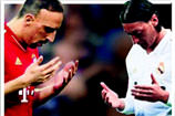 Mesut ve Ribery'den final duas�