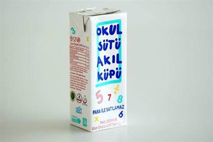 Okul sütü temiz ç�kt�