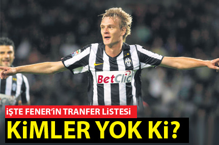 ��te Fener'in listesi