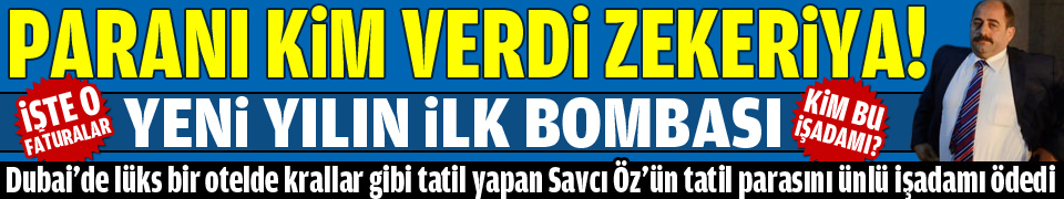 Paranı kim verdi Zekeriya