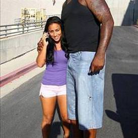 ��te Shaq ve sevgilisi