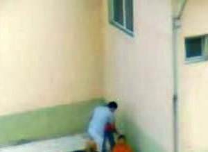 Okul bahçesinde �ok görüntü