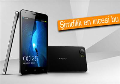 D�nyan�n en ince ak�ll� telefonu: Oppo Finder