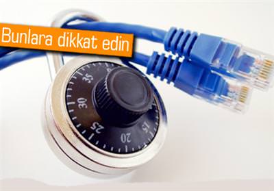 G�venli Internet i�in dikkat edilmesi gerekenler