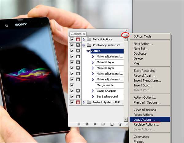Photoshop'ta Action kullanımı