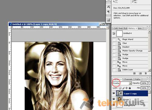 Photoshop'ta doku effekti nasıl eklenir?