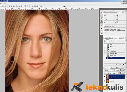 Photoshop'ta göz rengi degiştirme