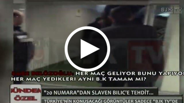 Emre'den Bilic'e hakaret görüntüleri yayınlandı - 1