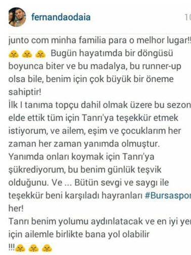 Fernandao'dan veda mesajı - 1
