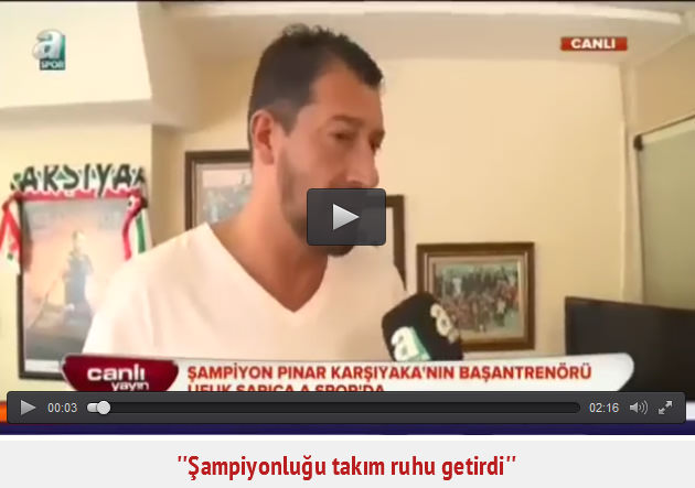 Pınar Karşıyaka Başantrenörü Sarıca: Şampiyonluğu takım ruhu getirdi - 1