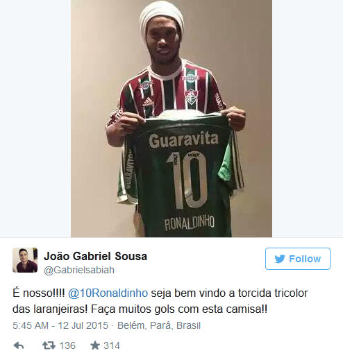 Ronaldinho Fluminense ile anlaştı - 1