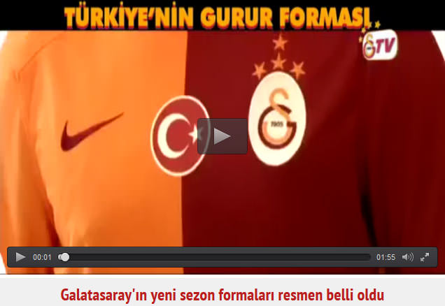 Galatasaray'ın yeni sezon formaları resmen belli oldu - 1