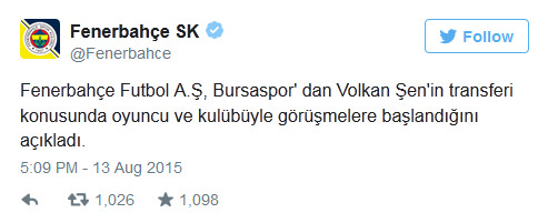 F.Bahçe'den bir bomba daha! - 1