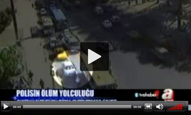 Çarptığı polisi 2 km götürdü-1