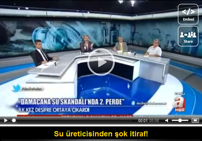 Deşifre'de suyla ilgili şok itiraflar-1
