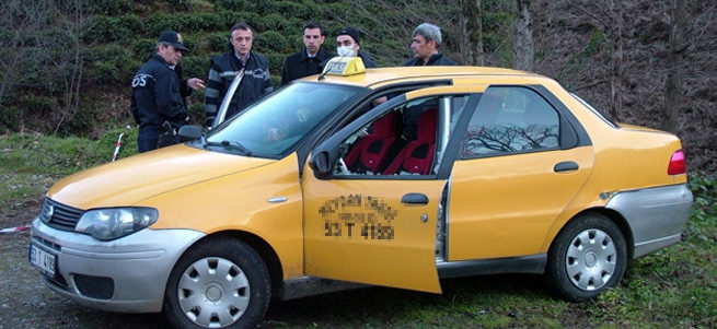 Trabzon’da taksici cinayeti