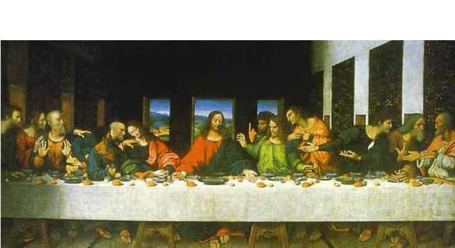 Hz. İsa ’Son yemeği ’Vali Pilate’le yemiş