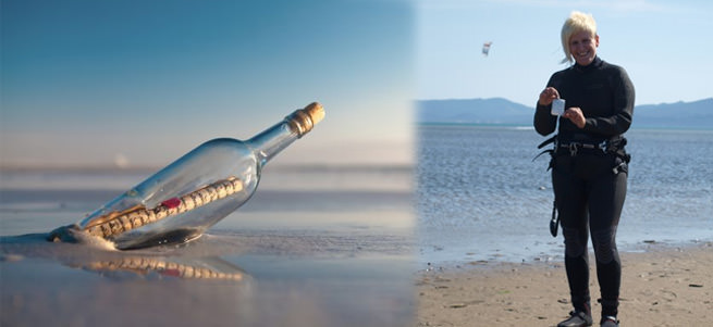 Okyanusa atılan şişe 28 yıl sonra bulundu