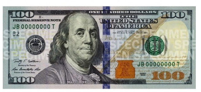 Yeni 100 dolarlık banknot