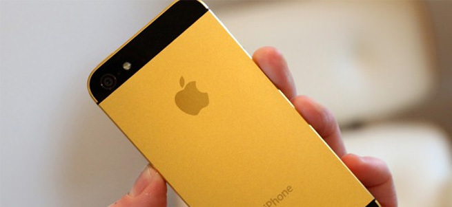 Altın sarısı iPhone!