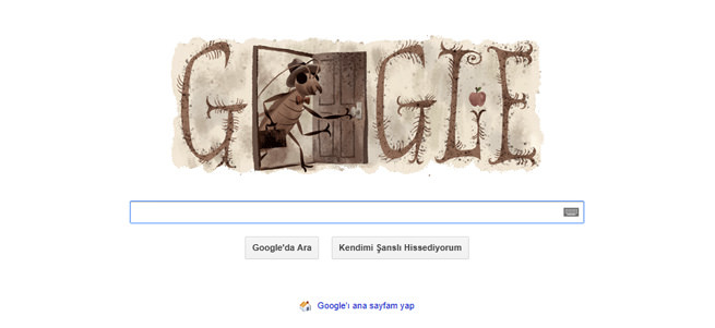 Google Franz Kafka’yı unutmadı!