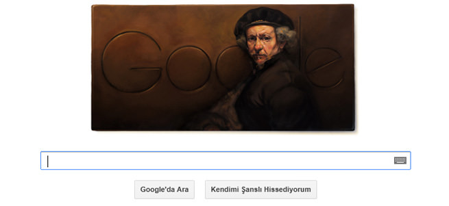 Google Rembrandt van Rijn’i unutmadı