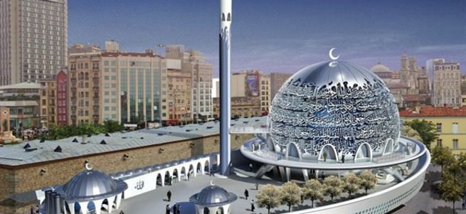 İşte Taksim’e yapılması planlanan cami