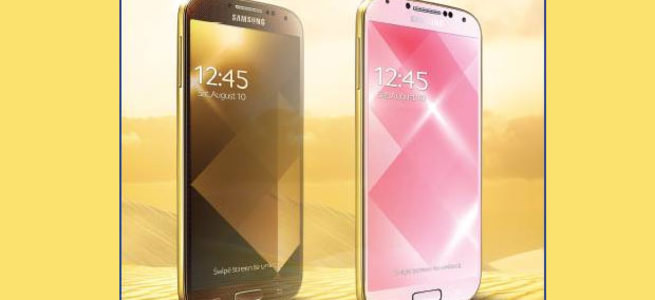 Altın sarısı Galaxy S4 geliyor!
