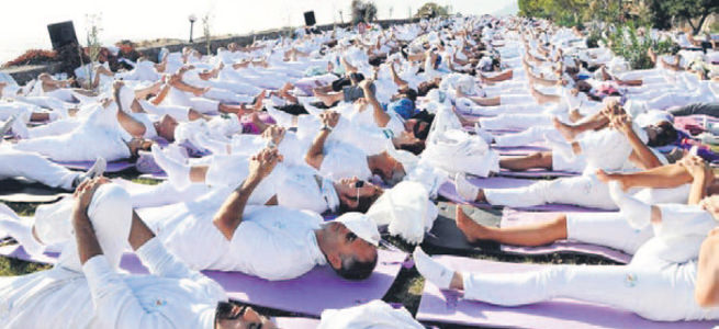 Çanakkale’de yoga bayramı