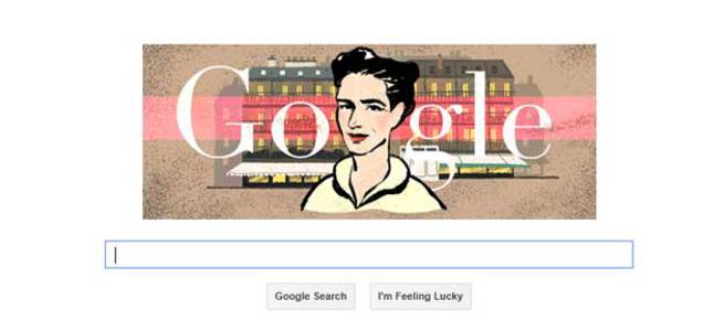 Google’dan ’Simone de Beauvoir’ doodle’ı
