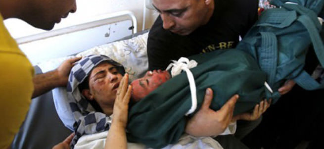 Gazzeli anneden dünyayı ağlatan fotoğraf