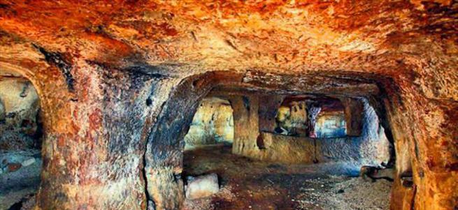 TOKİ Nevşehir’de yeraltı şehri buldu