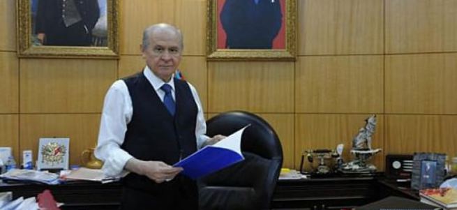 Devlet Bahçeli’nin şok görüntüleri