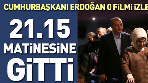 Cumhurbaşkanı Erdoğan ve Emine Erdoğan  Bizim Hikaye filmini izledi