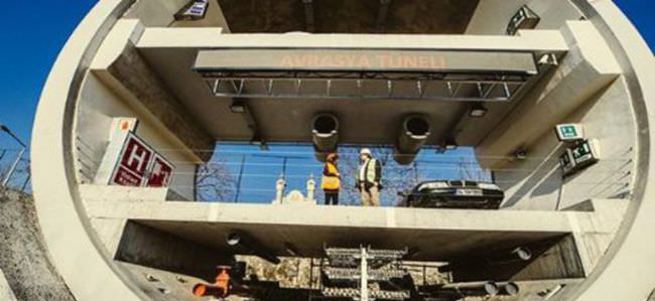 Avrasya Tüneli inşaatında sona yaklaşılıyor