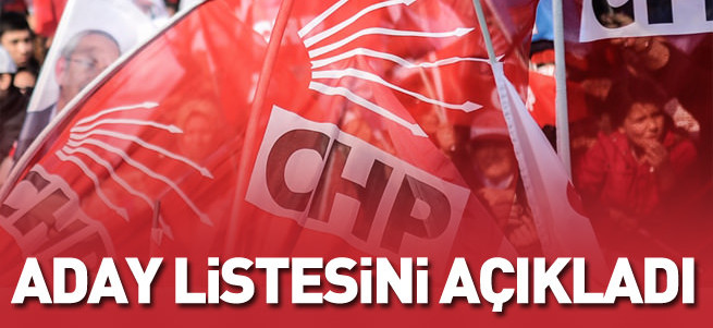 CHP milletvekili aday listesini açıkladı, parti karıştı