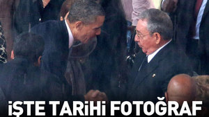 ABD ve Küba ilişkilerinde tarihi fotoğraf