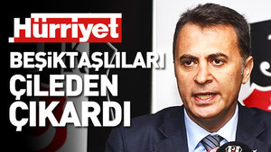 Hürriyet gazetesinin karikatürü Beşiktaşlı taraftarları çileden çıkardı