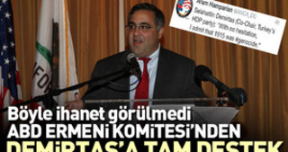 Amerika Ermeni Ulusal Komite Başkanı’ndan Demirtaş’a tam destek