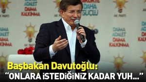 Başbakan Davutoğlu Bingöl’de halka hitap ediyor