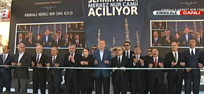 Cumhurbaşkanı Erdoğan, Kırıkkale’deki Nur Camisi’nin açılışını yaptı
