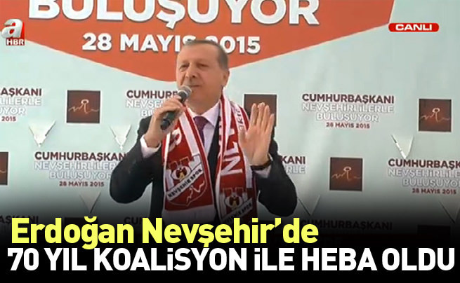 Cumhurbaşkanı Erdoğan Nevşehir’de toplu açılış töreninde halka hitap ediyor