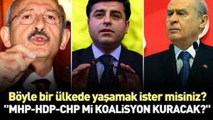 Başbakan Yardımcısı Numan Kurtulmuş: MHP HDP’yle mi ortak olacak?