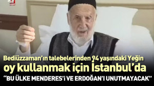 Bu ülke Menderes’i ve Erdoğan’ı unutmayacak