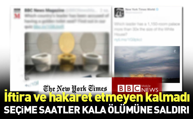 İki medya kuruluşu aynı başlıkla Erdoğan’ı hedef yaptı