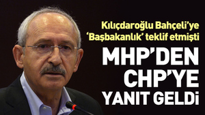 MHP’den CHP’ye ’Başbakanlık’ yanıtı gecikmedi
