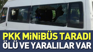 PKK minibüs taradı