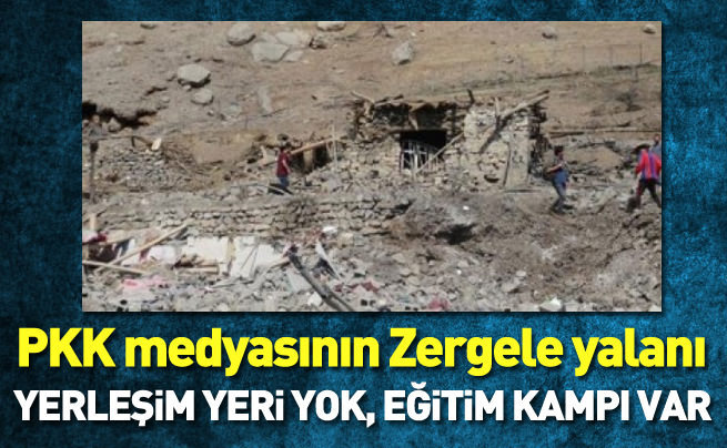 PKK’nın haber ajansından Zergele yalanı