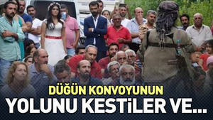 PKK Tunceli’de düğün konvoyunun yolunu kesti
